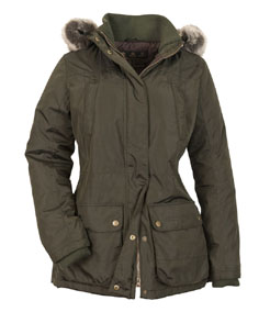 Barbour Ladies Wrest Waterproof Coat Olive lwb0300ol71 Red